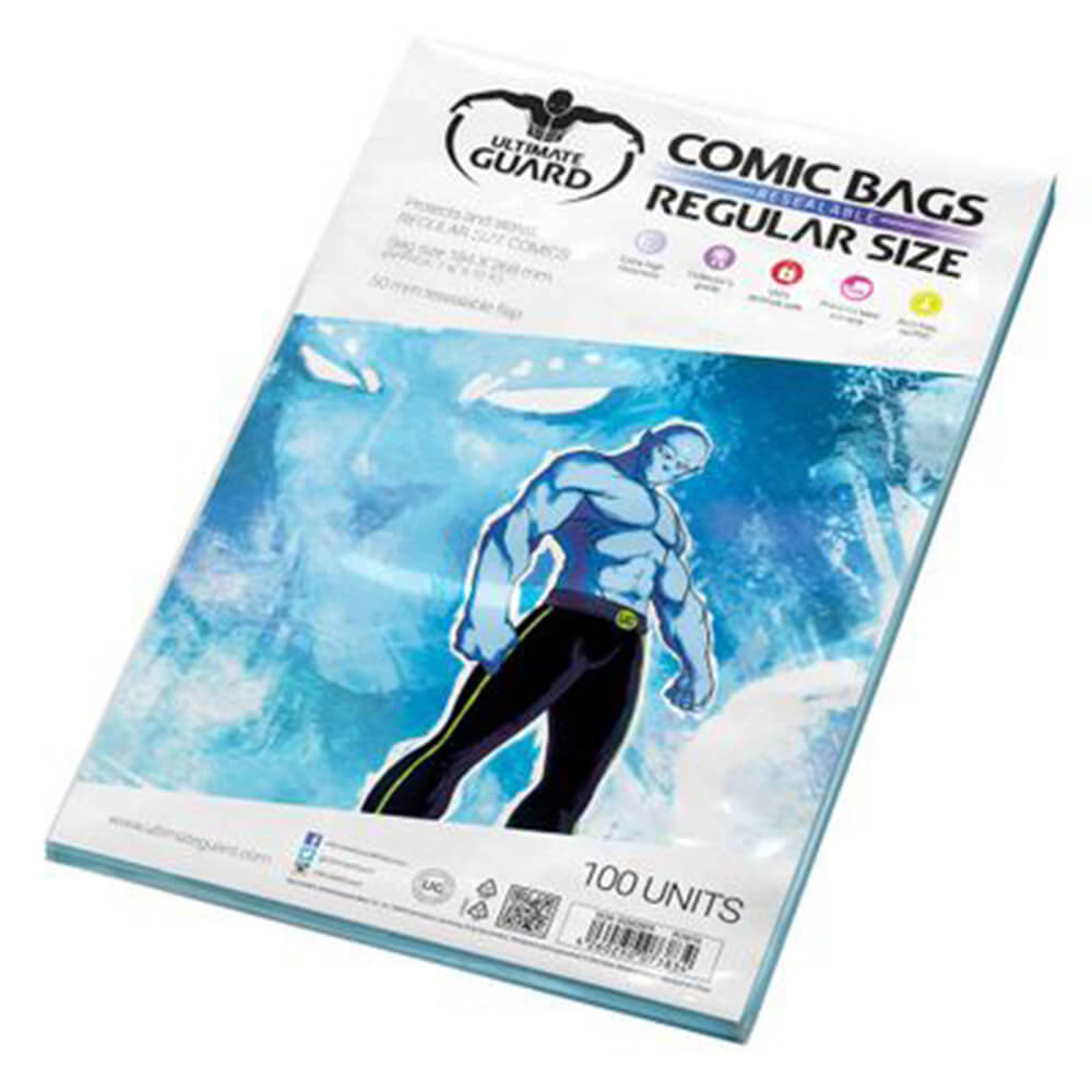 Ultimate Guard Comic Bags Resealable 100pk