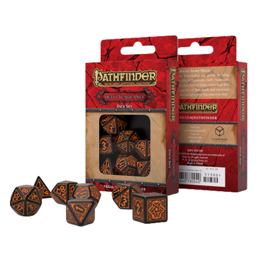 Q Workshop Pathfinder Dice (set van 7)