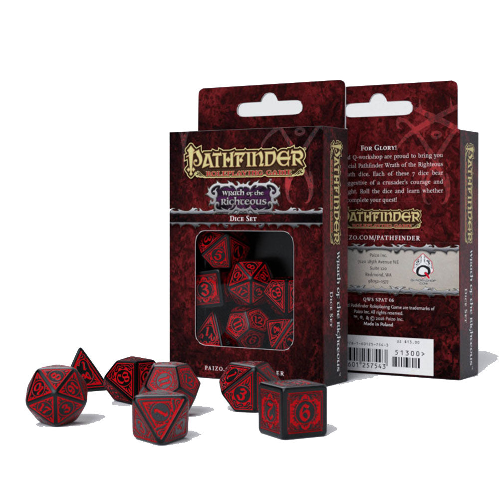 Q Workshop Pathfinder Dice (uppsättning av 7)