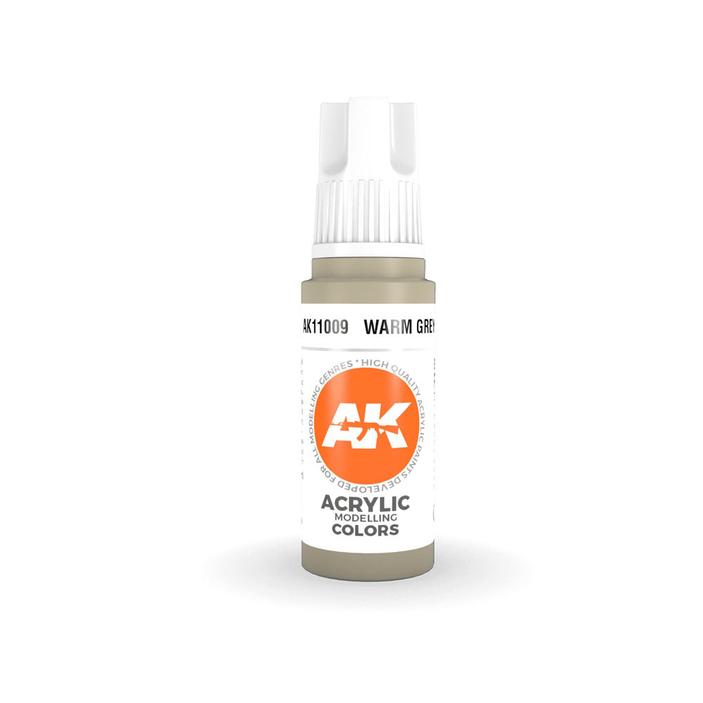 AK Interactive 3Gen Grey Acrylic Paint 17mL