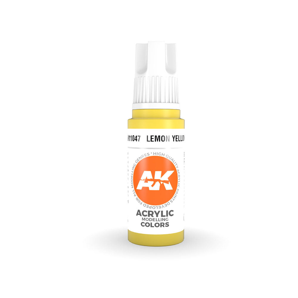 AK Interactive 3Gen Yellow Acrylic Paint 17ml