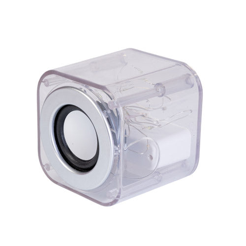 Clear Cube LED Party Speaker