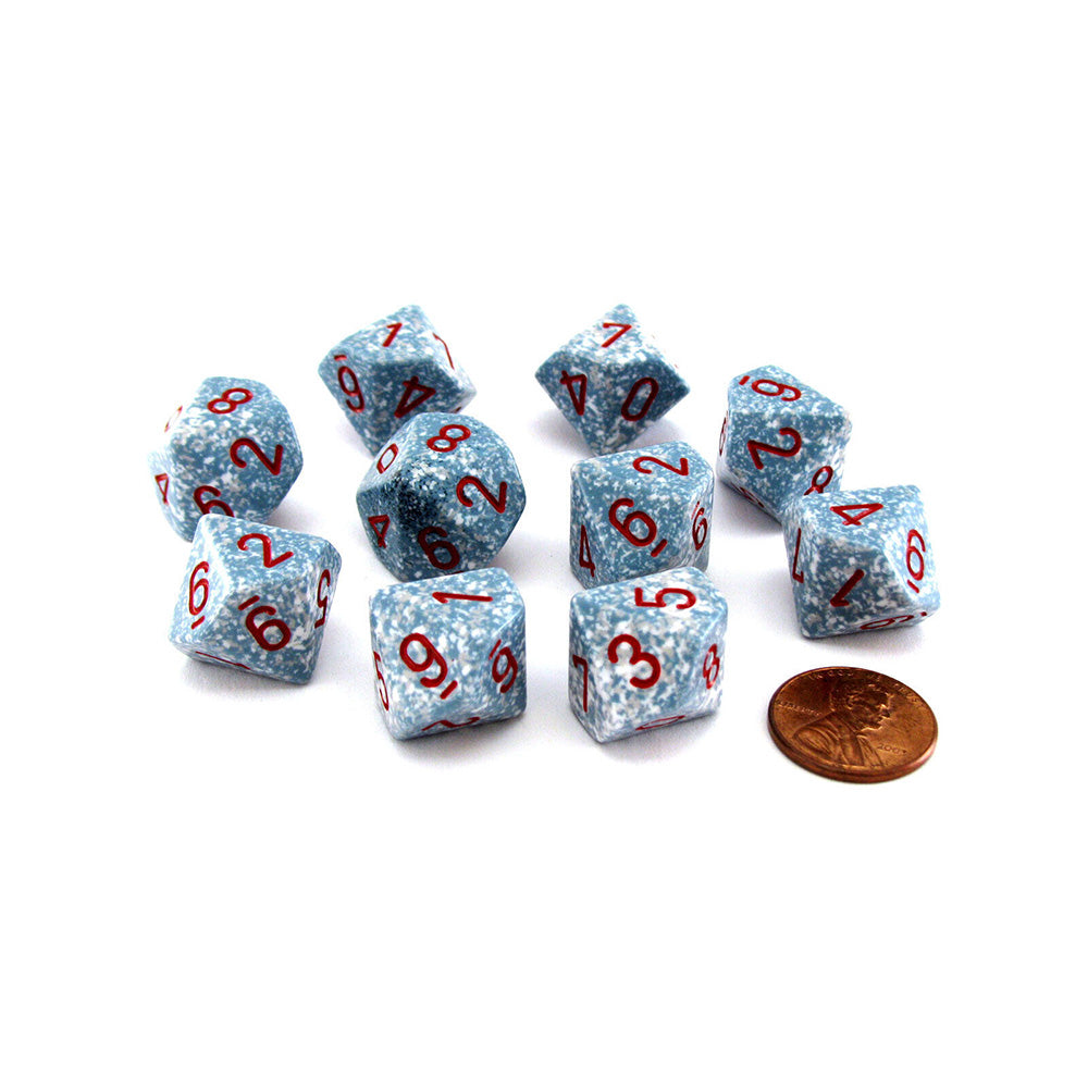  Chessex D10 Polyedrische Würfel (10er-Pack)