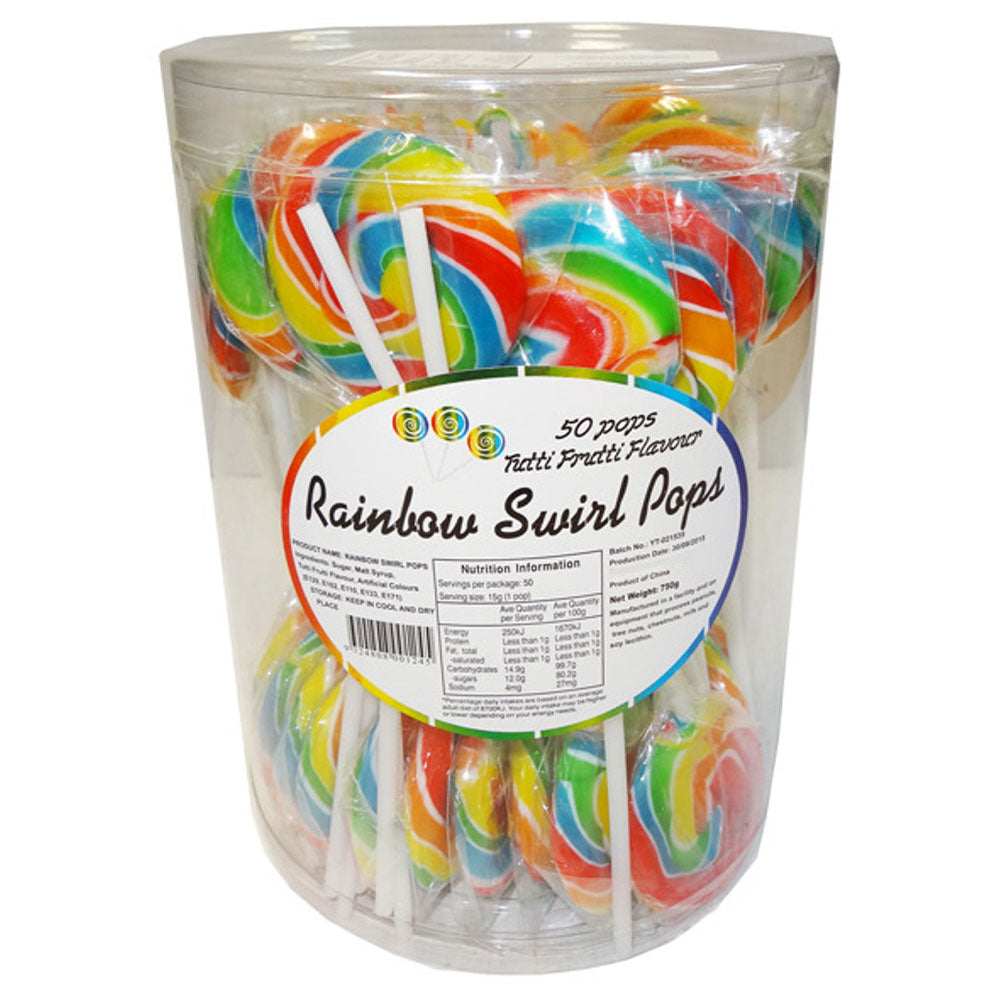 Virvel pops lollipops (50x15g)