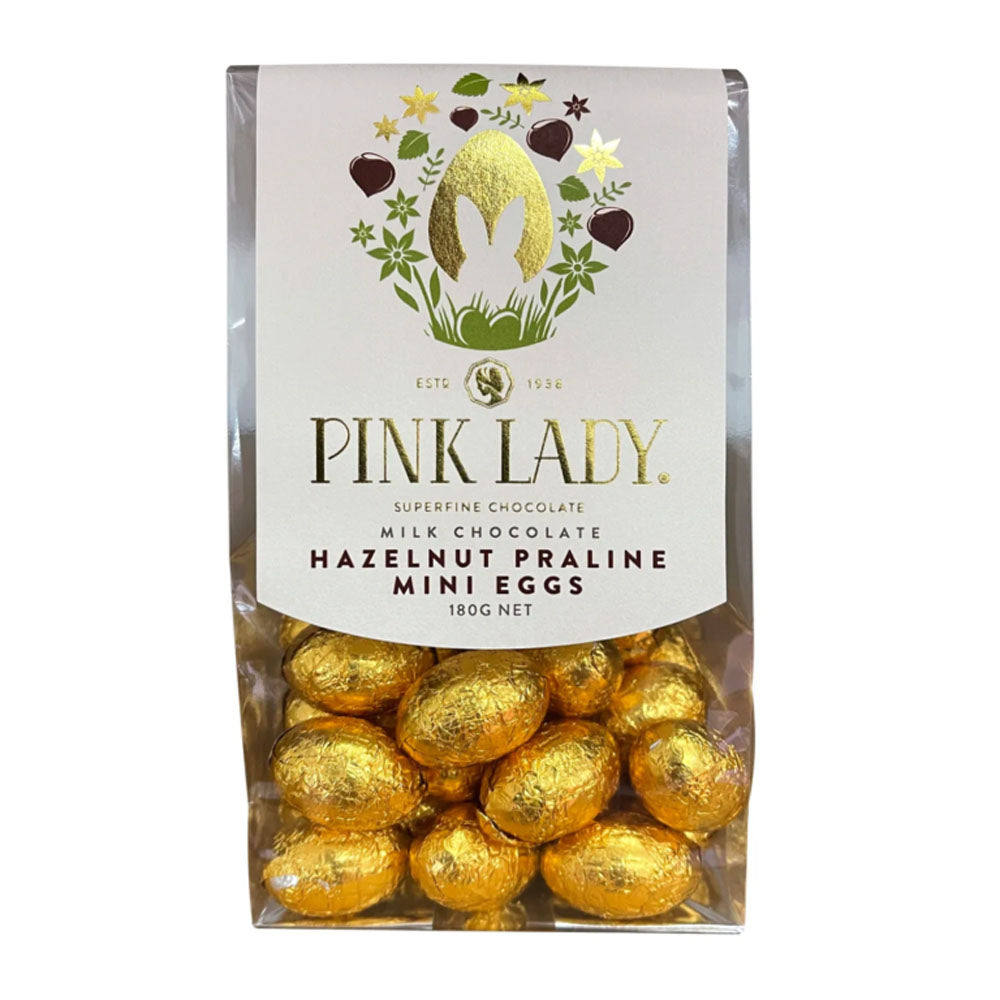 Pink Lady Mini Milk Chocolate Eggs 180G