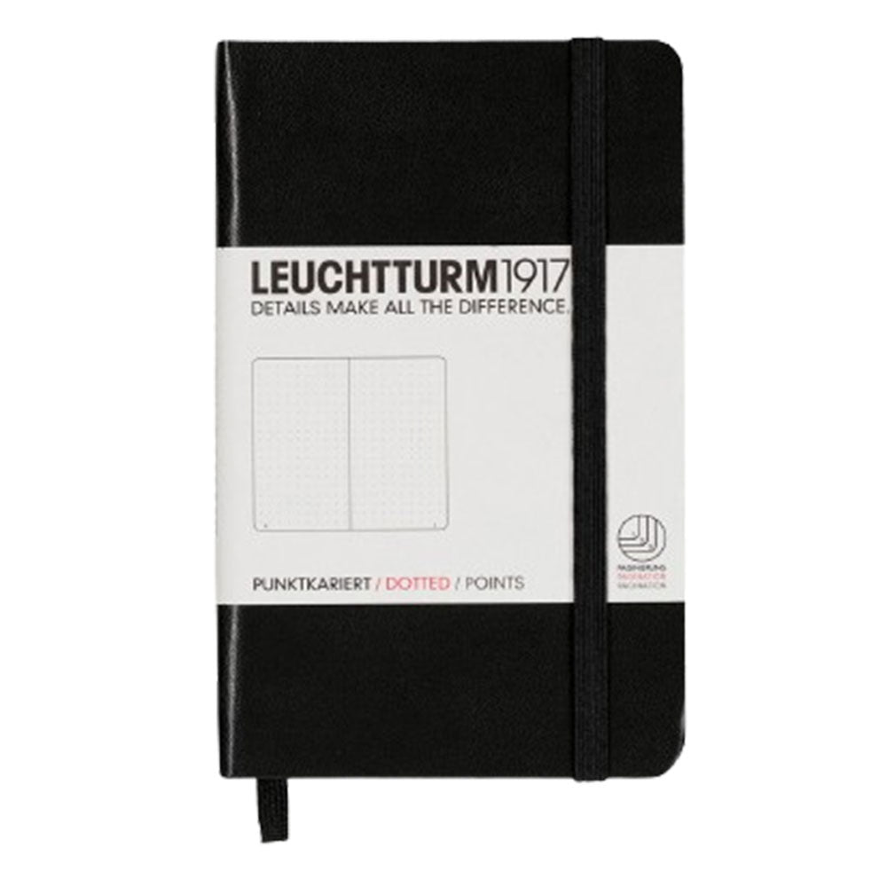 Reporter A6 Pocket Notepad med Hardcover (sort)