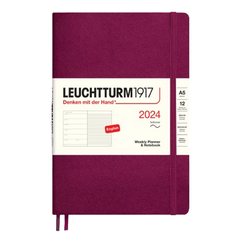 2024 A5 Uge Planner & Notebook (Softcover)