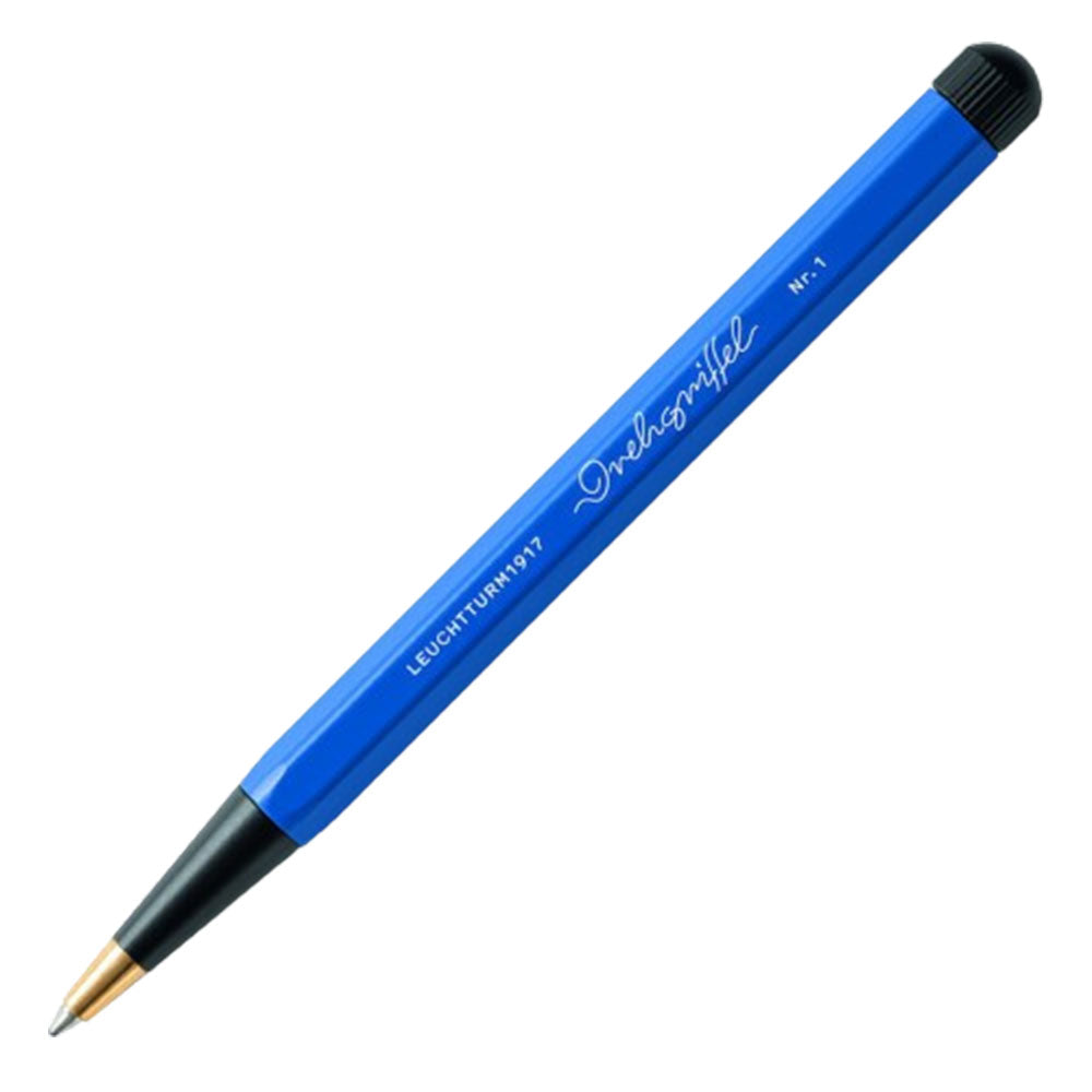 Drehgriffel Bauhaus #1 Twist pen w/ blauwe inkt