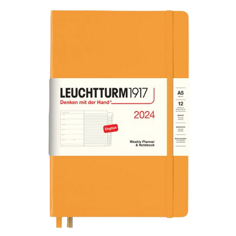 Planificador y cuaderno 2024 A5 Week con folleto