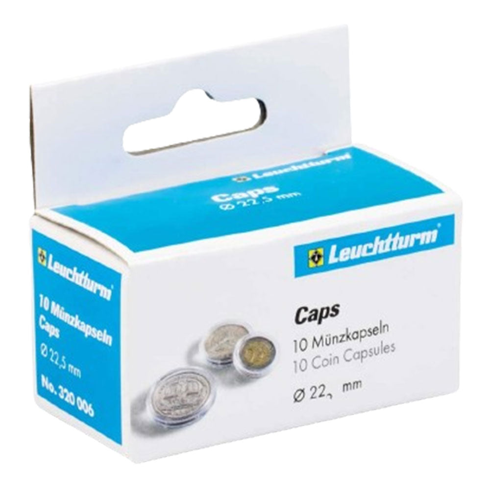 Leuchtturm Coin Capsules 10pk（サイズ20-29から）