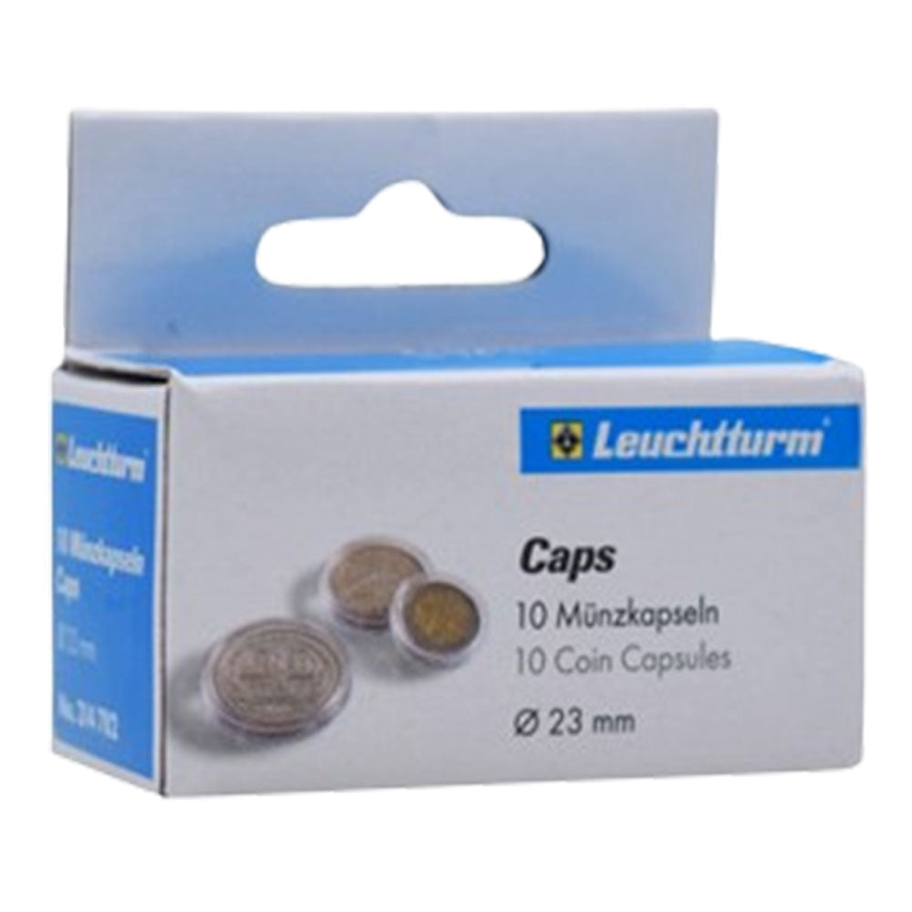 Leuchtturm Coin Capsules 10pk (from Size 20-29)