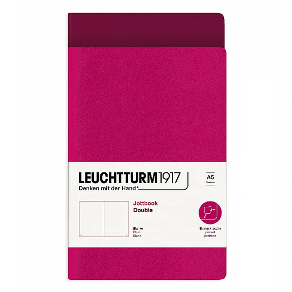 Leuchtturm Twin Pack Jottbook Plain A5