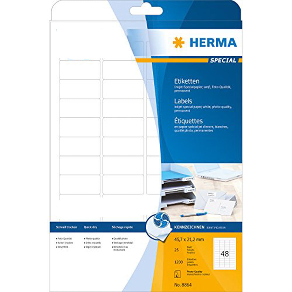 Herma Inkjet etiketter A4 25 st