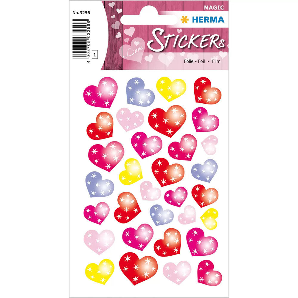 Herma Decor Hearts with Dots Foiled Sticker