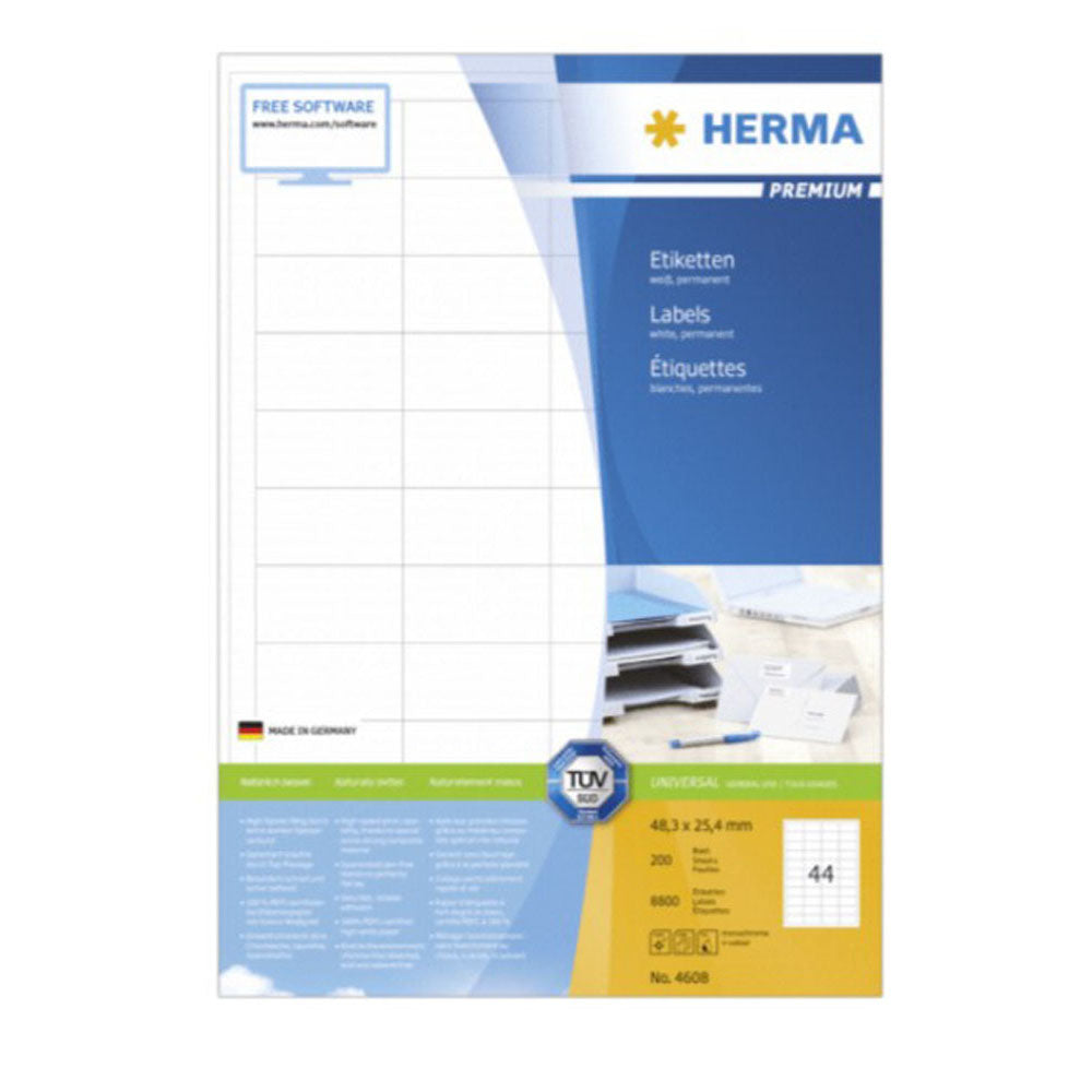 HERMA Premium -mærker A4 48.3mm 200 pc