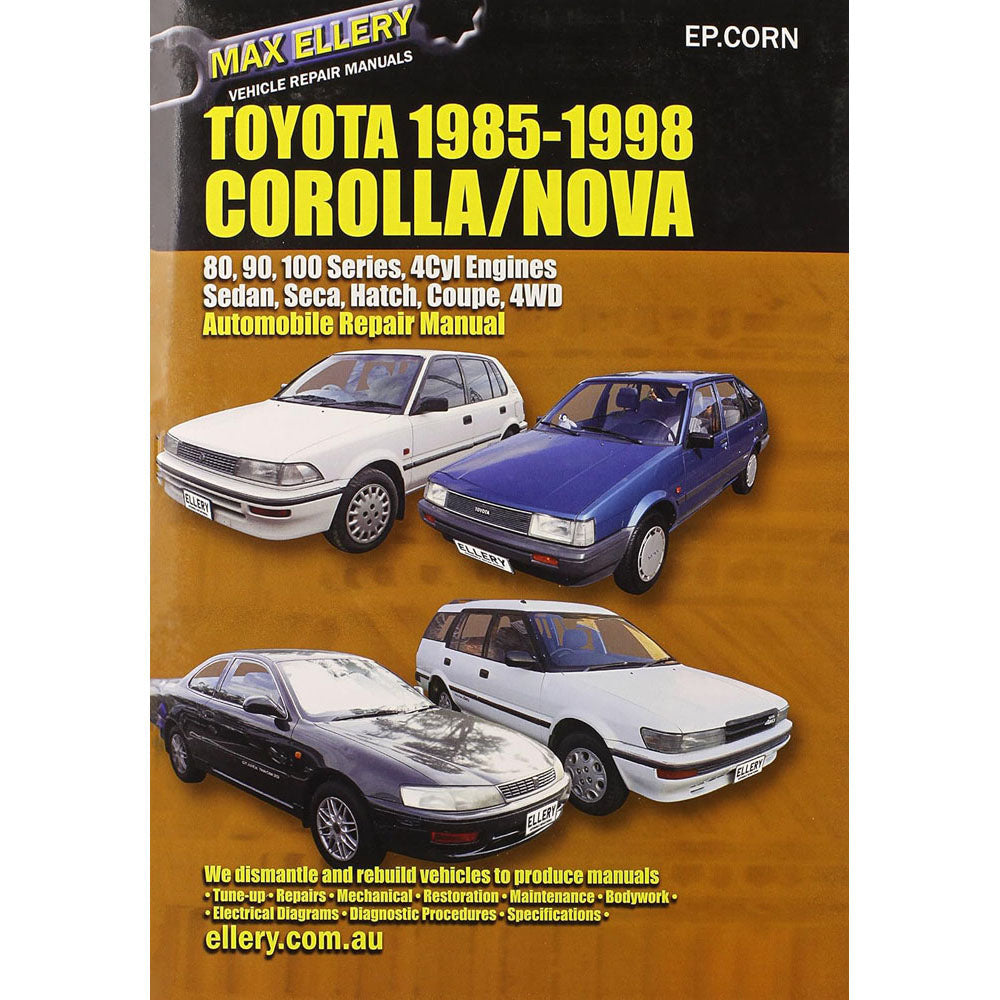 Toyota Corolla/Nova 1985-1998 Auto Repair Manual