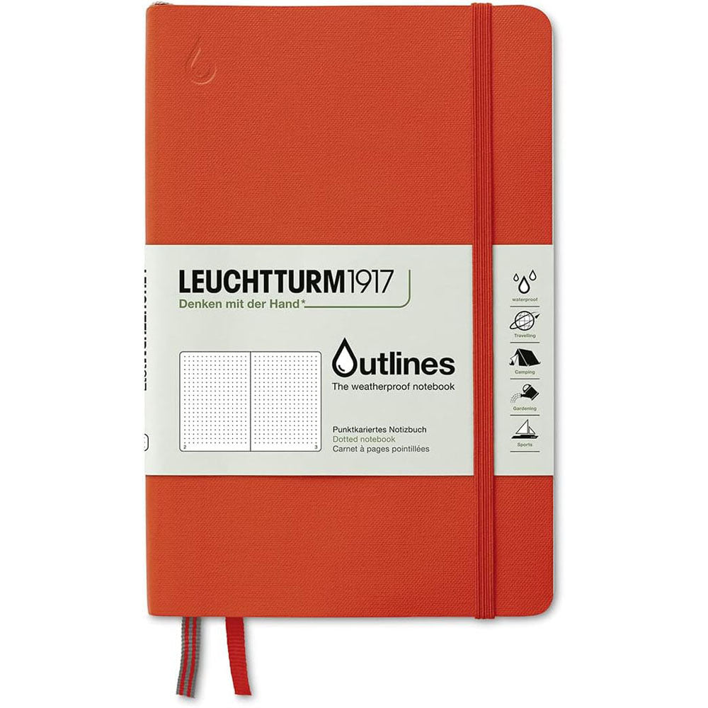 Leuchtturm Outlines Weatherproof Dotted Notebook B6+