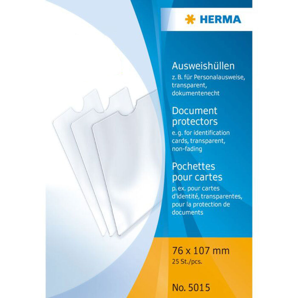 Herma -dokumentskydd 25pk