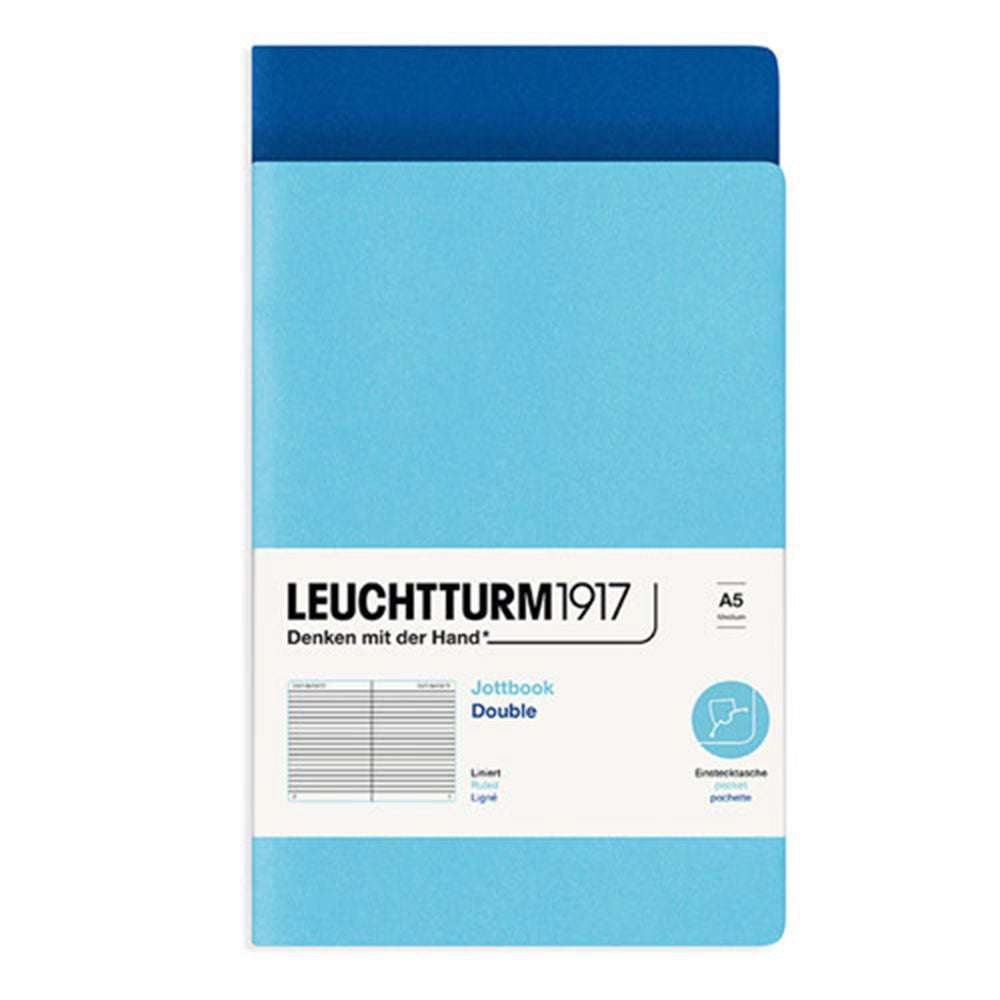 Leuchtturm Twin Pack Jottbook Lined A5