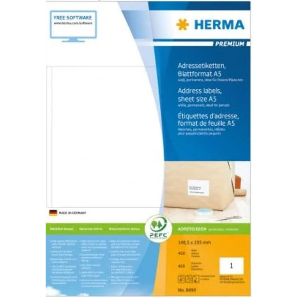 Herma PremiumアドレスラベルA5 400pc