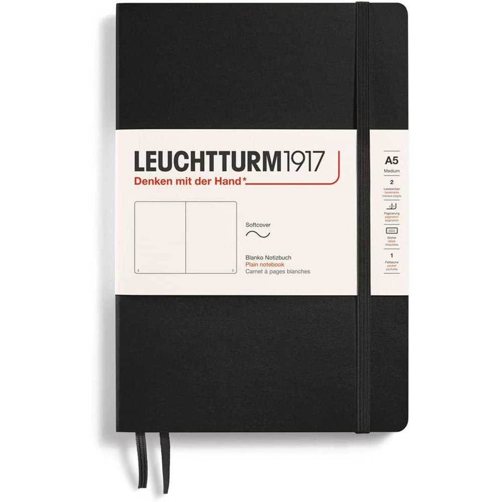 Leuchtturm Softcover Plain Notebook A5