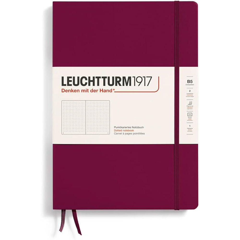 Leuchtturm HC Composition prickade anteckningsbok B5