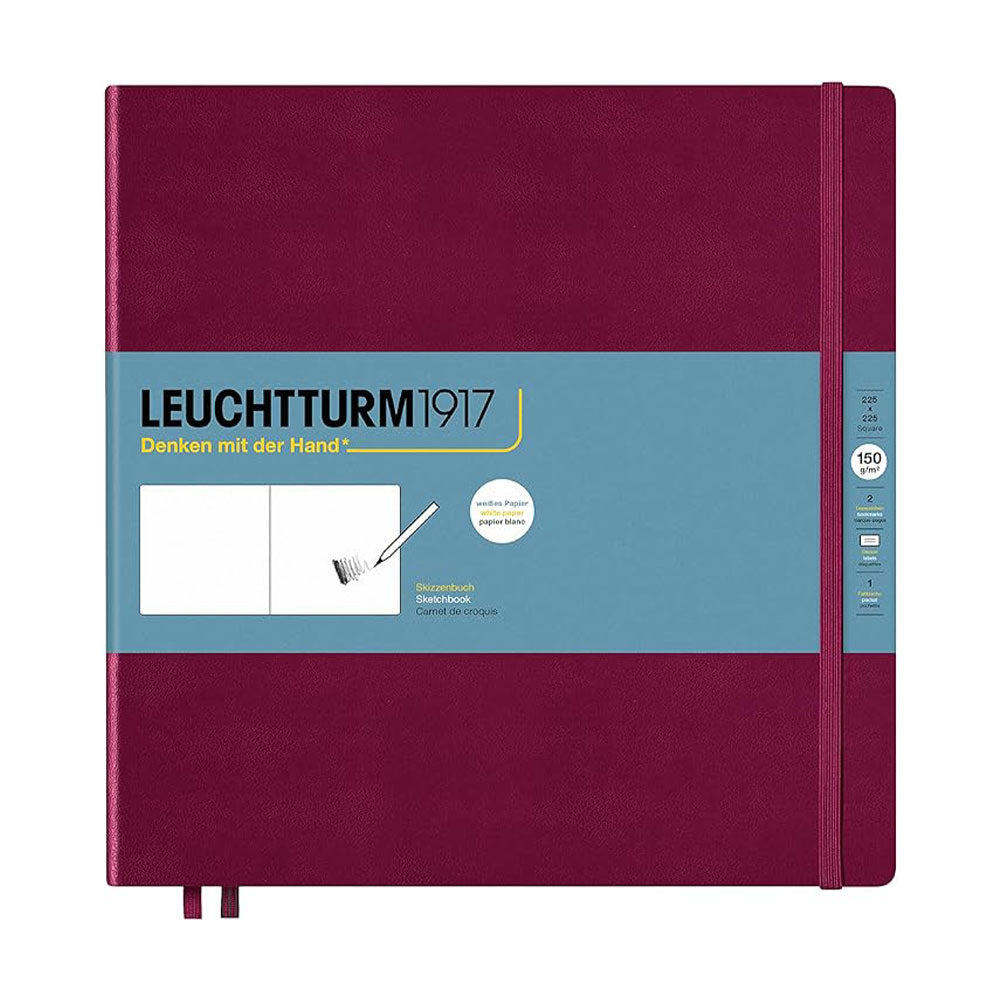 Leuchtturm Hardcover Square Plain Sketchbook 225 mm