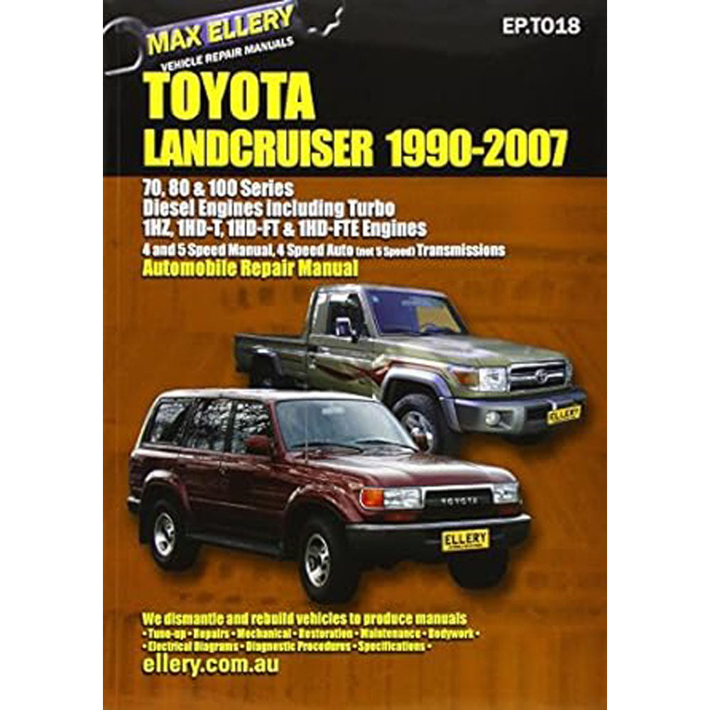 Toyota Landcruiser 1990-2007 Automobile Repair Manual