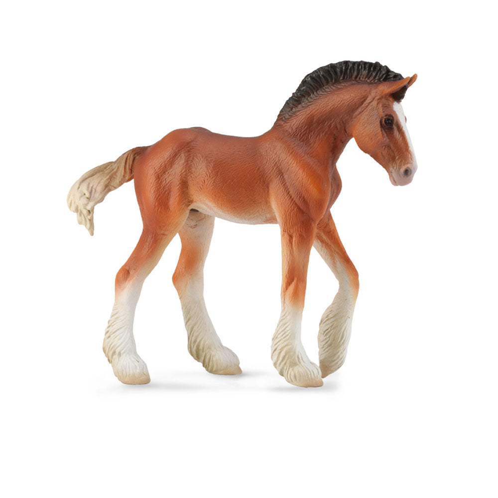 Figura źrebaka Coldsa Clydesdale (medium)