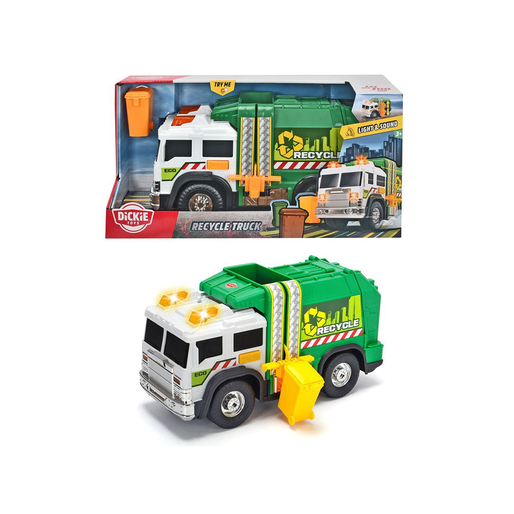 Dickie Toys Recycle Truck met licht en geluid 30 cm