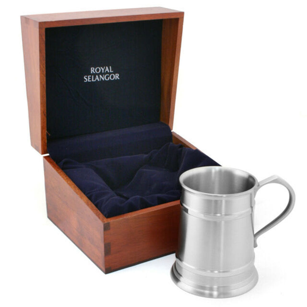 Royal Selangor Tankard med trä presentförpackning