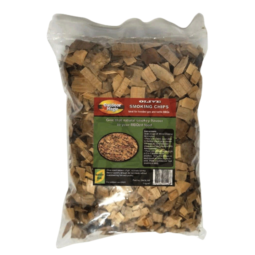 Utomhus magiska rökchips 1 kg väska