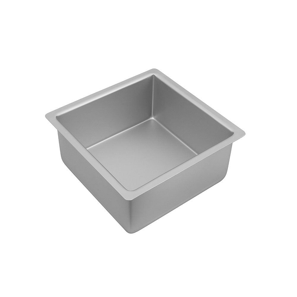 Bakemaster Silver Anodized Square Bolo Pan