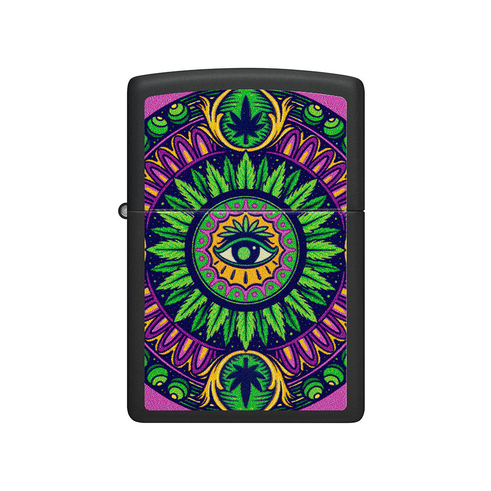 Zippo Cannabis Black Light Windproof Lighter