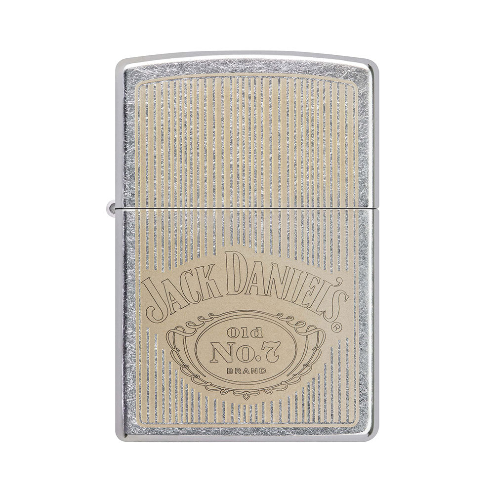 Zippo Jack Daniel's Street Chrome Windproof Lacher