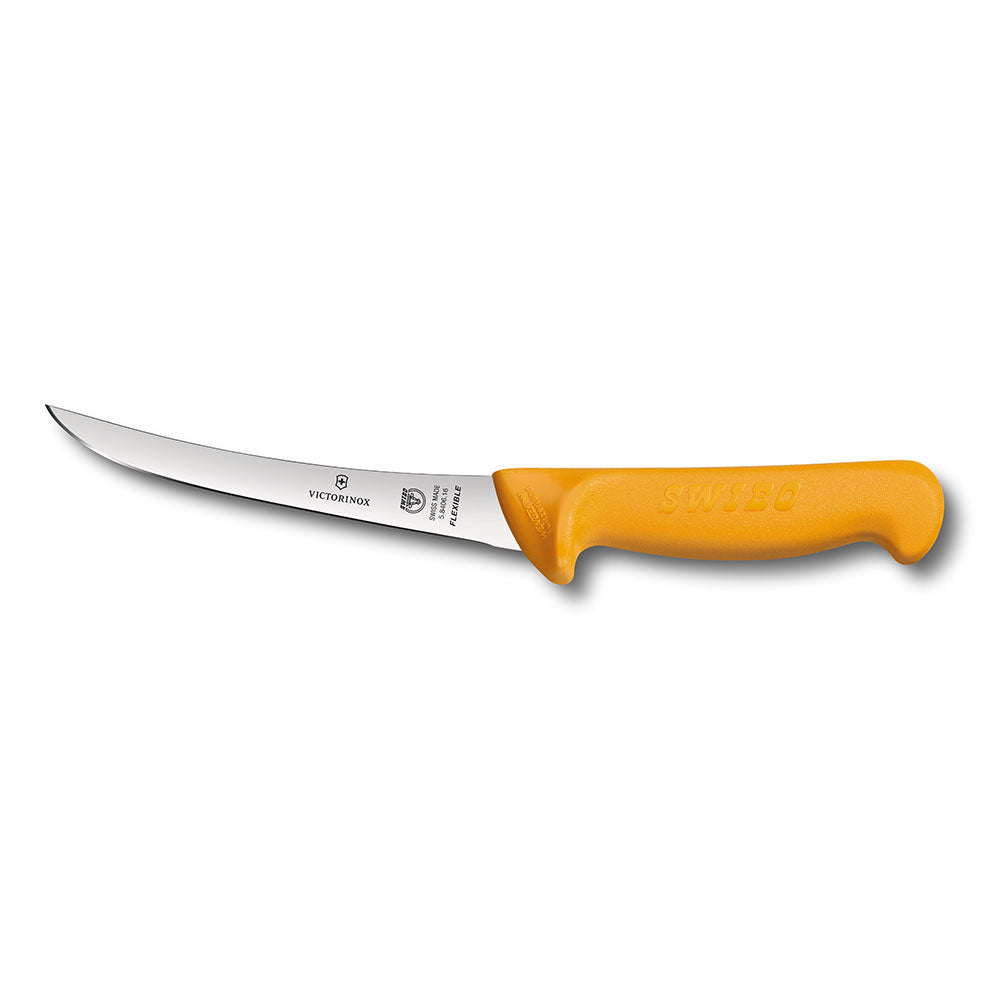 Swibo Curved Blade uitstelmes 13 cm (geel)