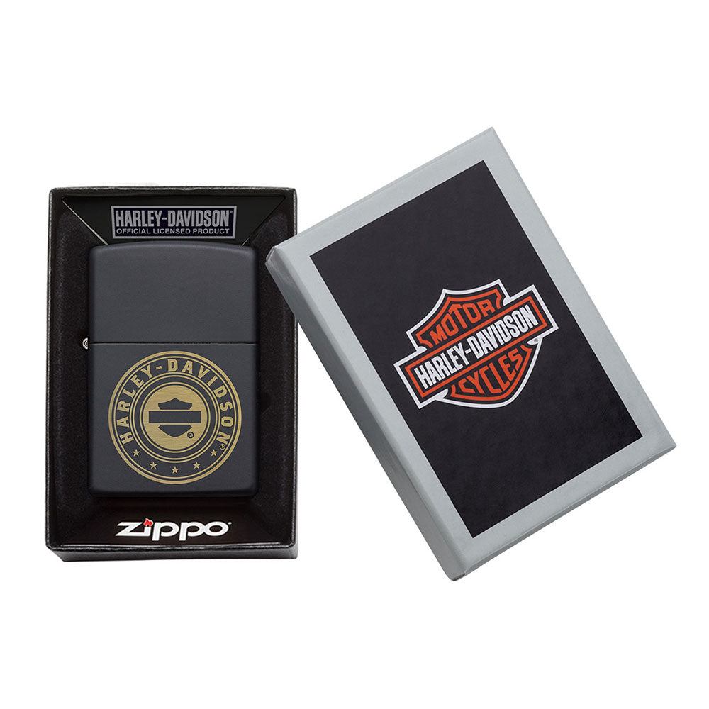 Zippo Harley Davidson Matte Black Flester