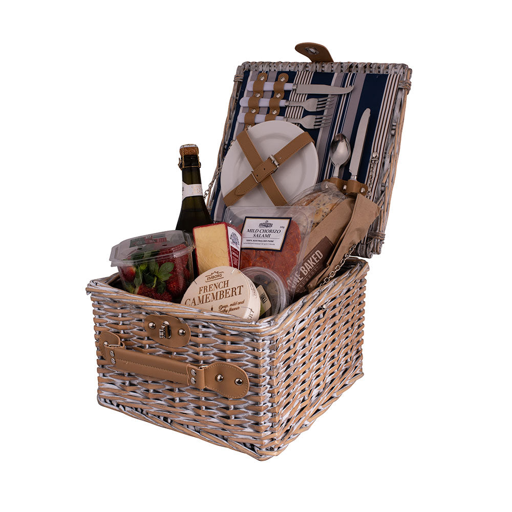 Avanti Hampton Stripe Mønsterforing Picnic Basket