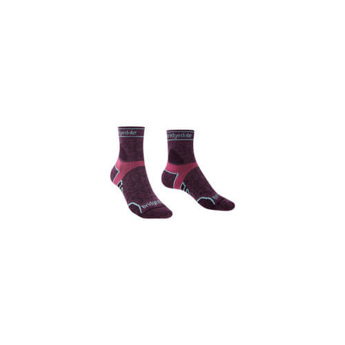 Women's Merino Sport 3/4 Socks (Damson)