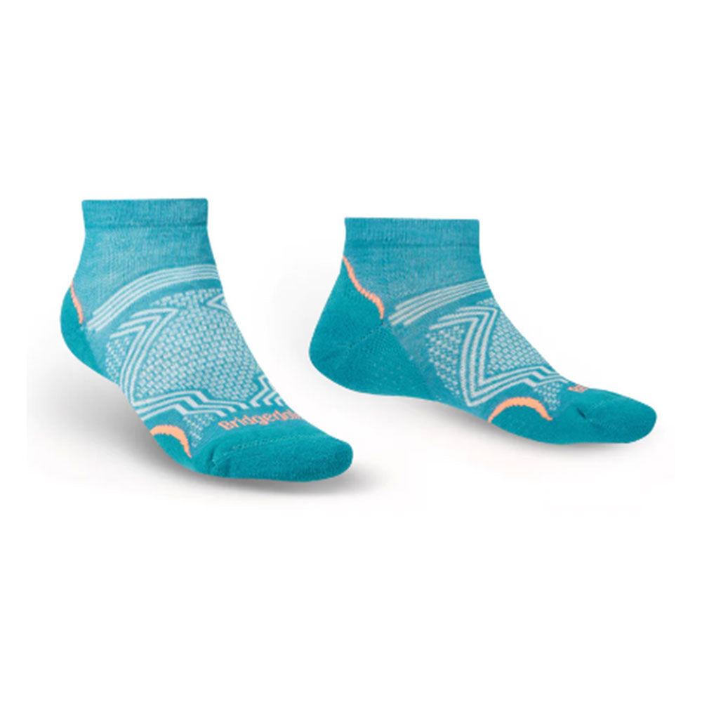 Low Cut Hike Ultralight T2 Coolmax Socks (Teal) voor vrouwen.