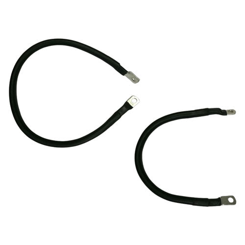 0-Gauge Tinned Battery Power Lead (Black)