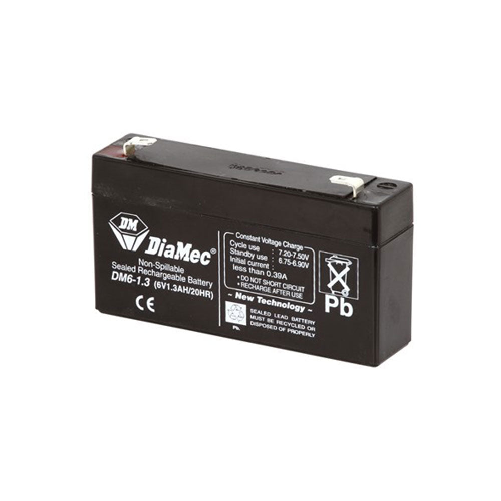 Oppladbart SLA -batteri 6V