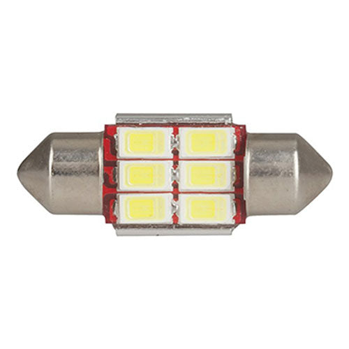 CANBus Compatible LED Festoon Globe 12V (6x5730)