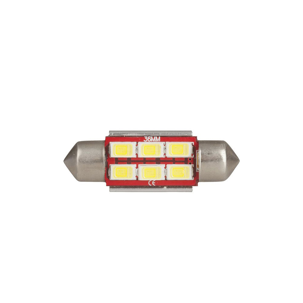 Canbus Compatible Led Festoon Globe 12V (6x5730)