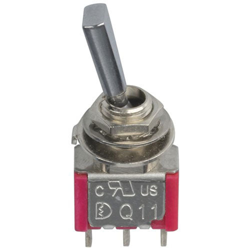 Flattened Actuator Mini Toggle Switch