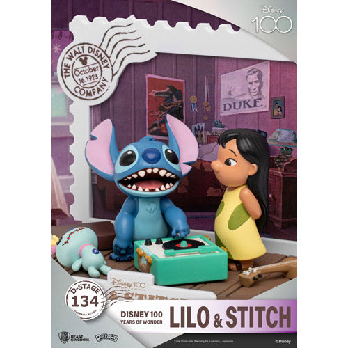 BK D Stage Disney 100 Years of Wonder Lilo & Stitch Figure