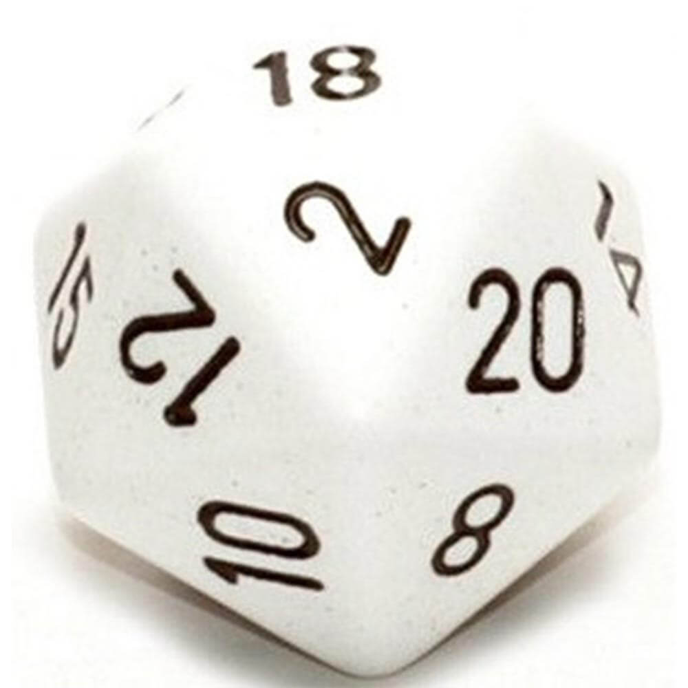 D20 dados opaco (34 mm)