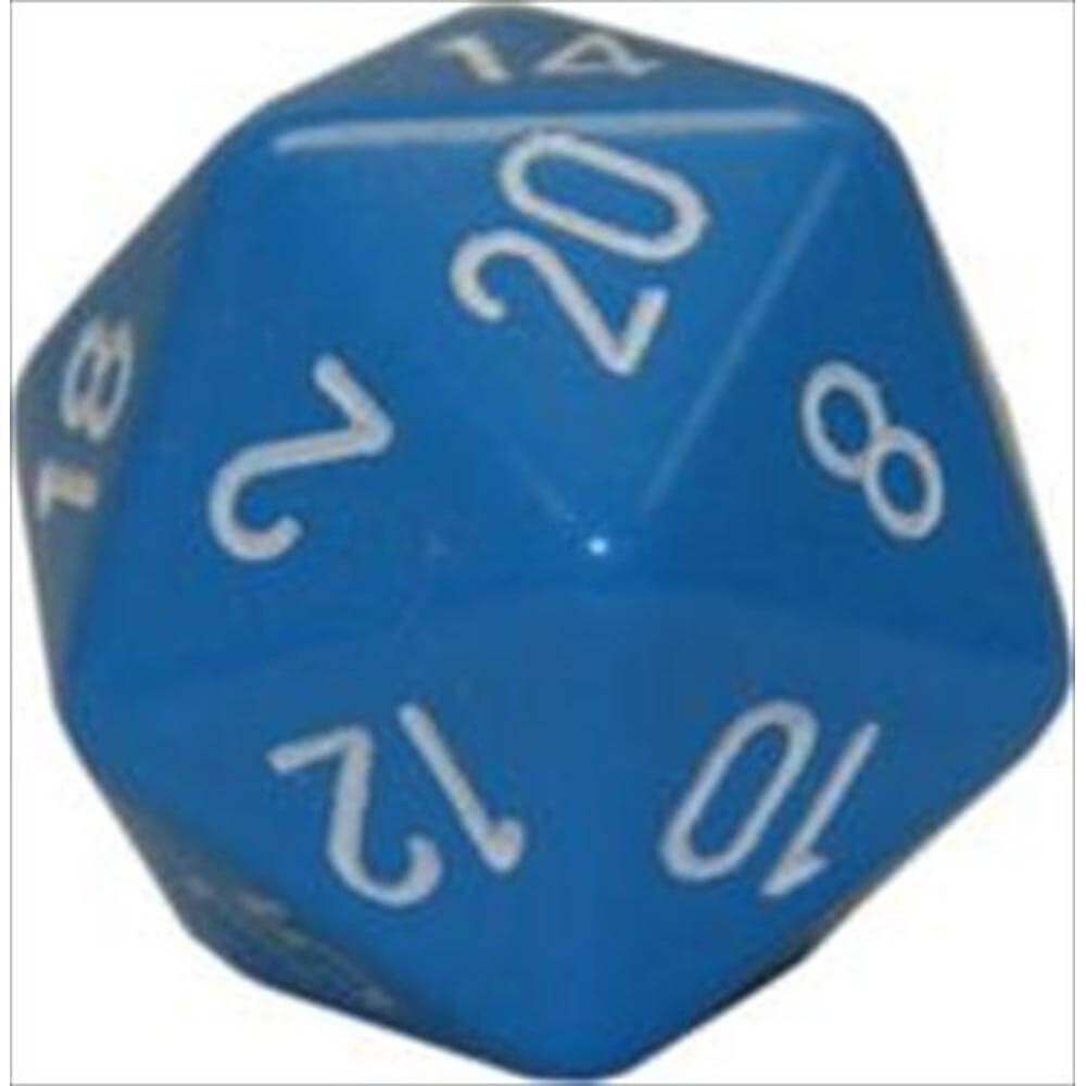 D20 dadi opachi (34 mm)