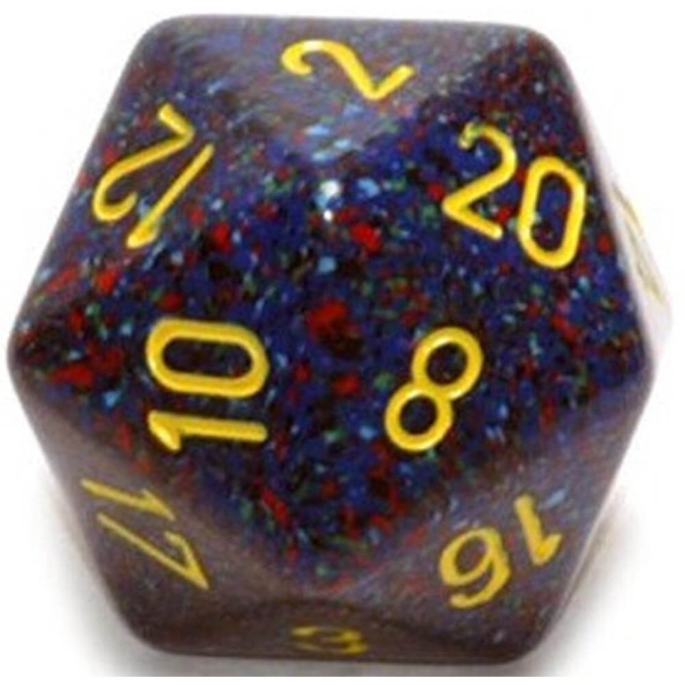 D20 Dice moucheté (34 mm)