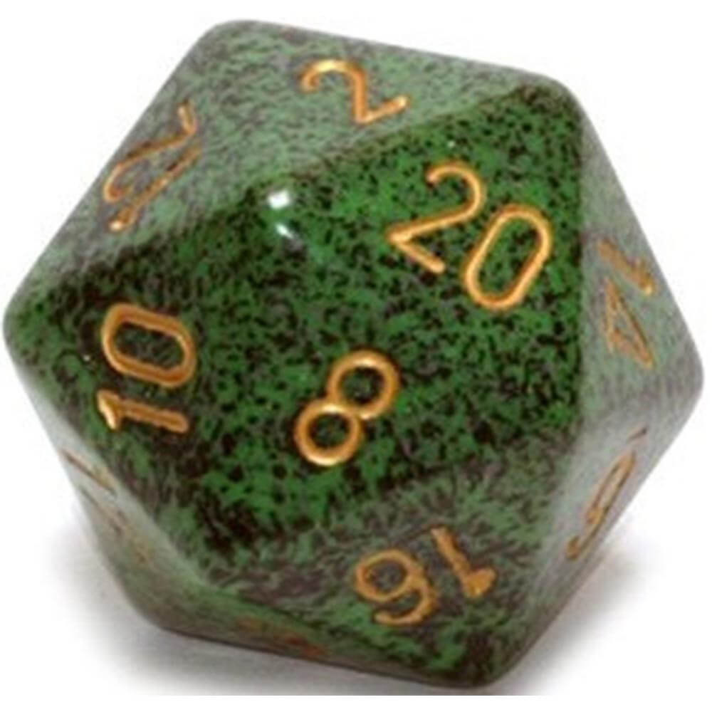 D20 Dice moucheté (34 mm)